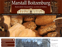 Tablet Screenshot of marstall-boitzenburg.de